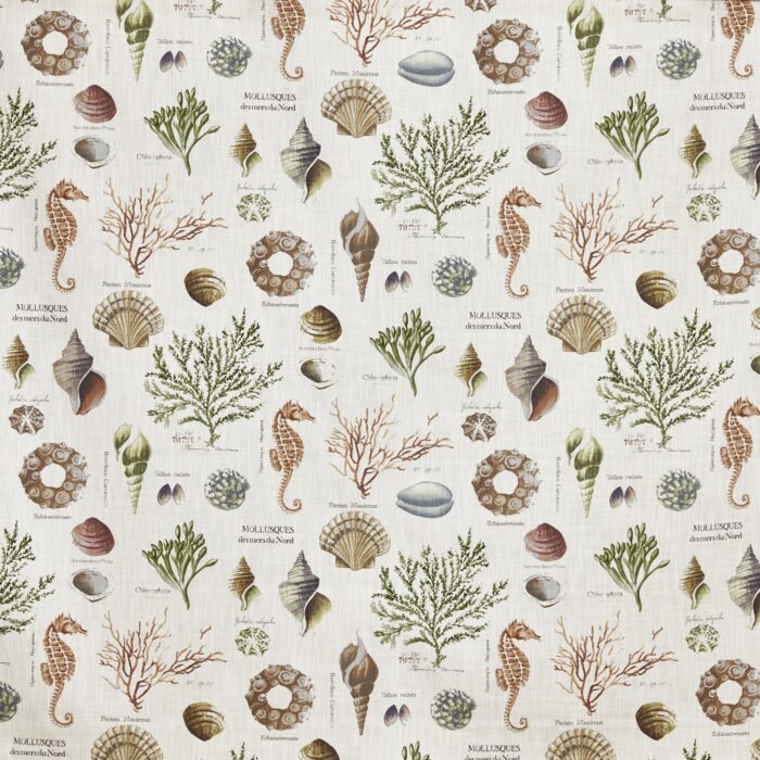 St Helier Fabric - Sea Weed swatch