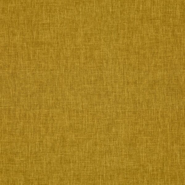Iceland Fabric - Ochre by yellow plain cotton fabric from Prestigious Textiles