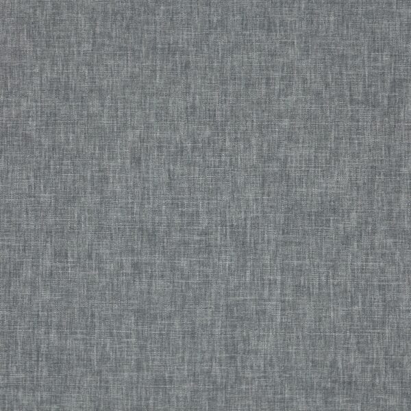 Iceland Fabric - Steel by black-grey plain cotton fabric from Prestigious Textiles