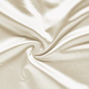 white plain silk-satin fabric from Prestigious Textiles