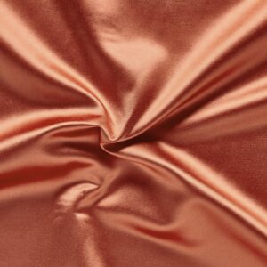 orange plain silk-satin fabric from Prestigious Textiles