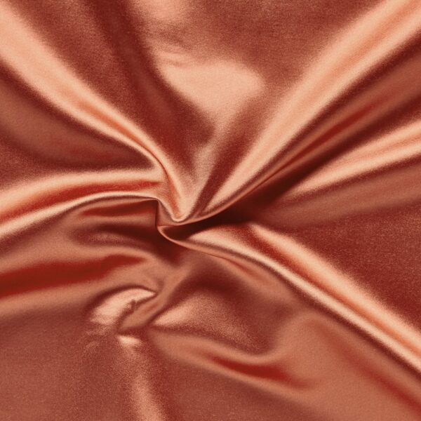 Raffles Fabric - Spice by orange plain silk-satin fabric from Prestigious Textiles
