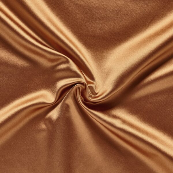 Raffles Fabric - Copper by orange plain silk-satin fabric from Prestigious Textiles