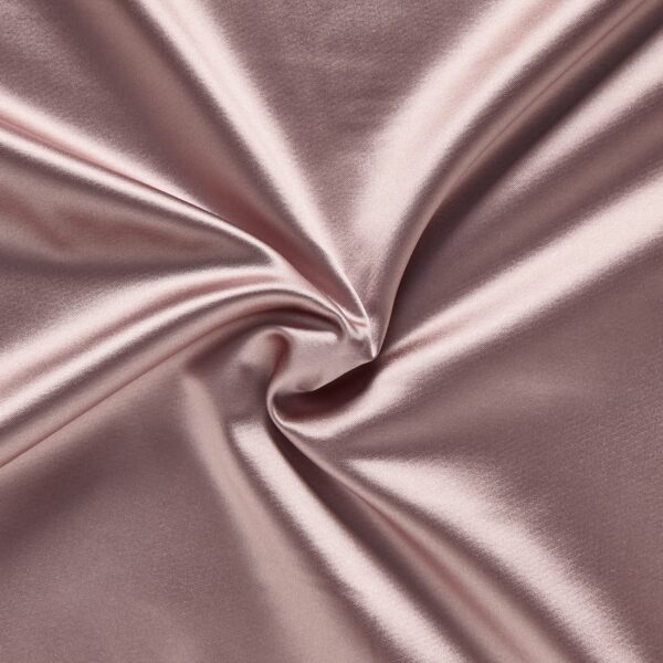 Raffles Fabric - Rose by pink plain silk-satin fabric from Prestigious Textiles