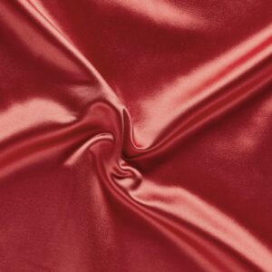 red plain silk-satin fabric from Prestigious Textiles