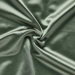 green plain silk-satin fabric from Prestigious Textiles