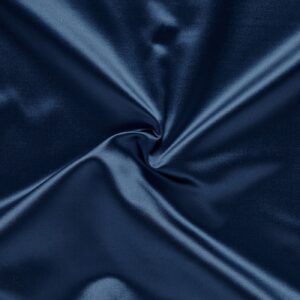 blue plain silk-satin fabric from Prestigious Textiles