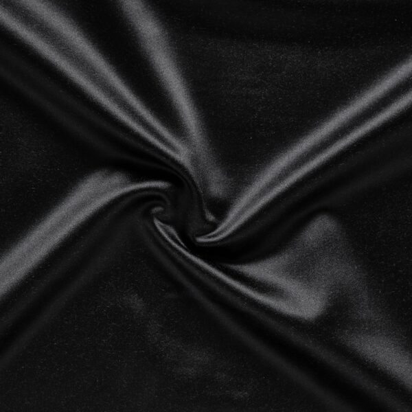 black-grey plain silk-satin fabric from Prestigious Textiles