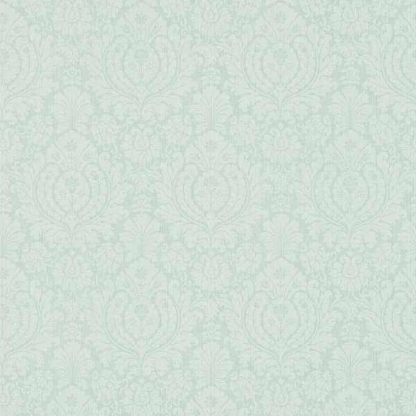 Fabienne Wallcovering - Eggshell by green traditional wallpaper from sanderson