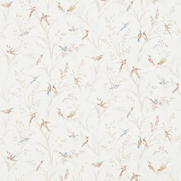 Tuileries Wallcovering - Taupe / Multi by blue botanical wallpaper from sanderson