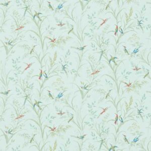 multicolour botanical wallpaper from sanderson