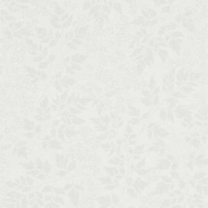 white botanical wallpaper from sanderson