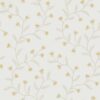 white botanical wallpaper from sanderson