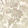 brown botanical wallpaper from sanderson