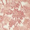 red botanical wallpaper from sanderson