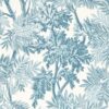 blue botanical wallpaper from sanderson