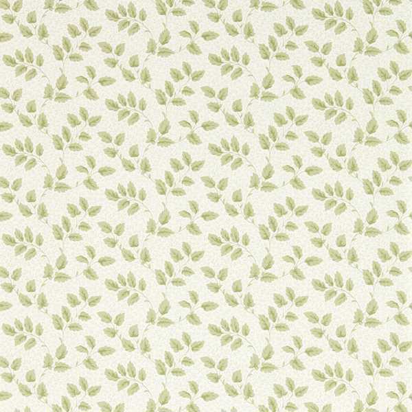 Tomato Leaf Wallcovering - Leaf Green by green botanical wallpaper from sanderson