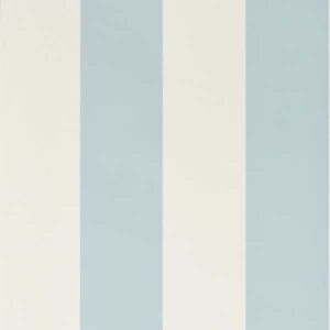 blue striped wallpaper from sanderson