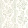 white botanical wallpaper from sanderson
