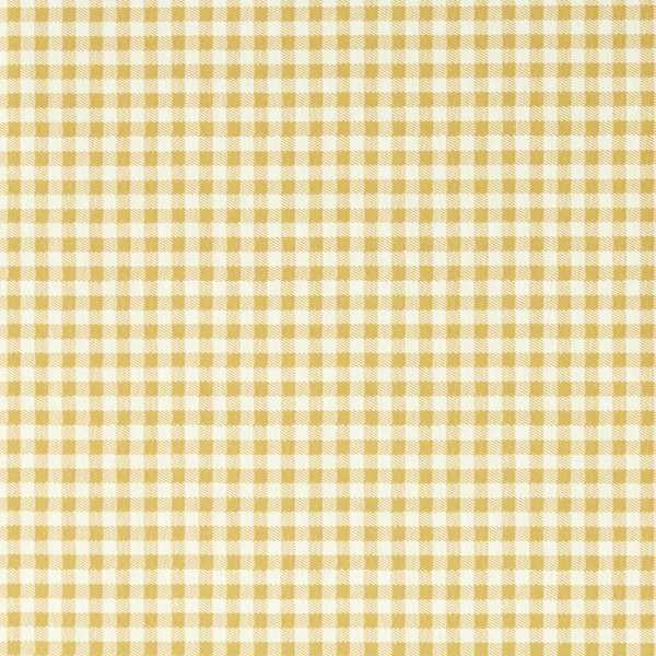 Gingham Wallcovering - Wild Honey by yellow checked wallpaper from sanderson