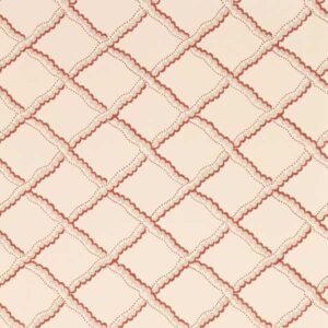 pink geometric wallpaper from sanderson