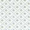 blue botanical wallpaper from sanderson