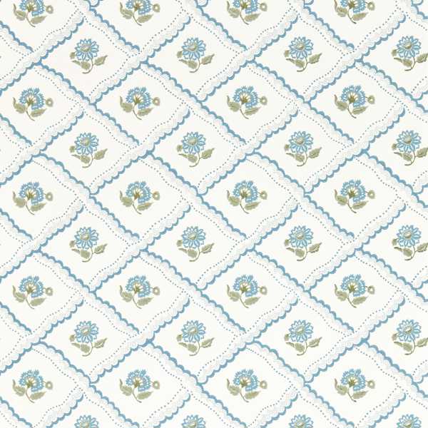 Fairdown Wallcovering - Wedgwood / Willow by blue botanical wallpaper from sanderson