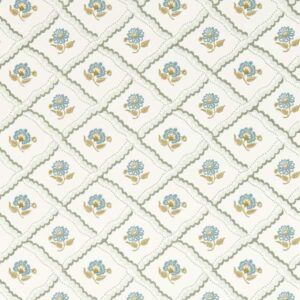 green botanical wallpaper from sanderson