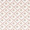 red botanical wallpaper from sanderson