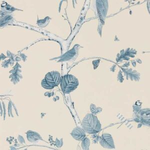 blue animal wallpaper from sanderson