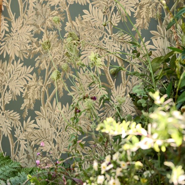 Tapestry Trees Wallcovering - Pottery Blue by Tapestry Trees Wallcovering - Pottery Blue from