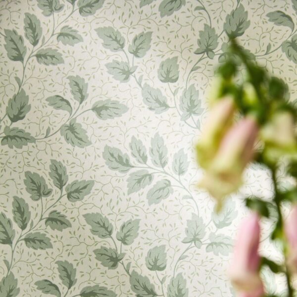 Tomato Leaf Wallcovering - Willow by Tomato Leaf Wallcovering - Willow from
