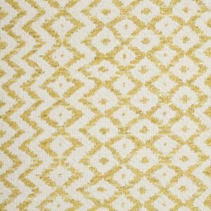 yellow geometric woven fabric from Sanderson