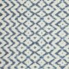 blue geometric woven fabric from Sanderson
