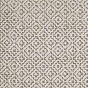 black-grey geometric woven fabric from Sanderson