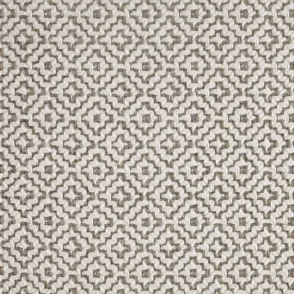 Linden Fabric - Pebble by black-grey geometric woven fabric from Sanderson