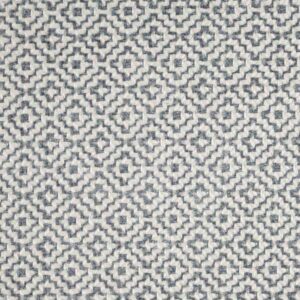blue geometric woven fabric from Sanderson