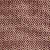 red geometric woven fabric from Sanderson