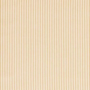 yellow striped cotton fabric from Sanderson