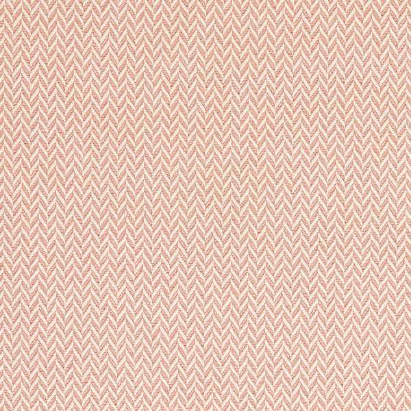 Hinton Fabric - Putty by orange striped woven fabric from Sanderson