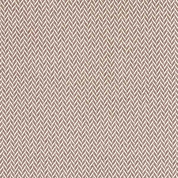 Hinton Fabric - Raw Chocolate by brown striped woven fabric from Sanderson