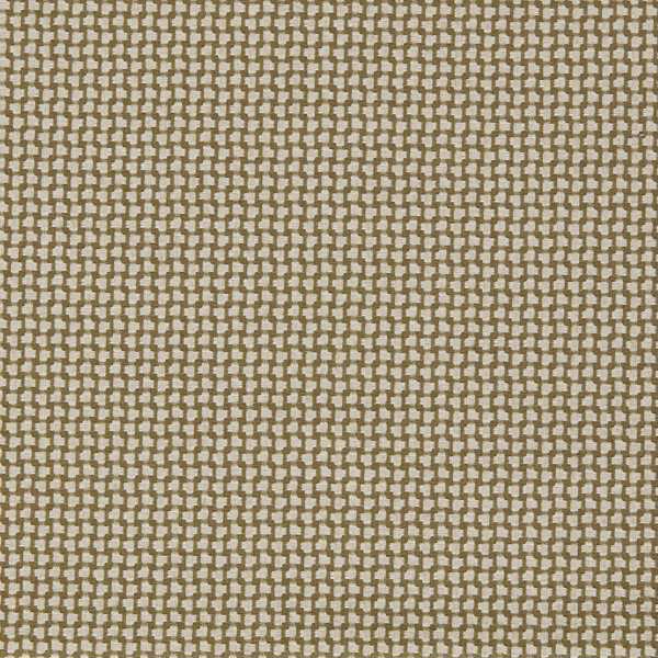 Fen Fabric - Olive by brown spotted woven fabric from Sanderson
