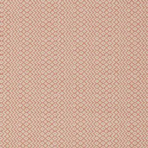 red geometric woven fabric from Sanderson