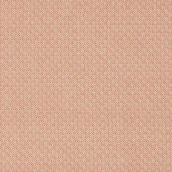 Linden Fabric - Sandstone by orange geometric woven fabric from Sanderson