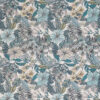 blue botanical linen fabric from Matthew Williamson
