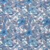 blue botanical linen fabric from Matthew Williamson
