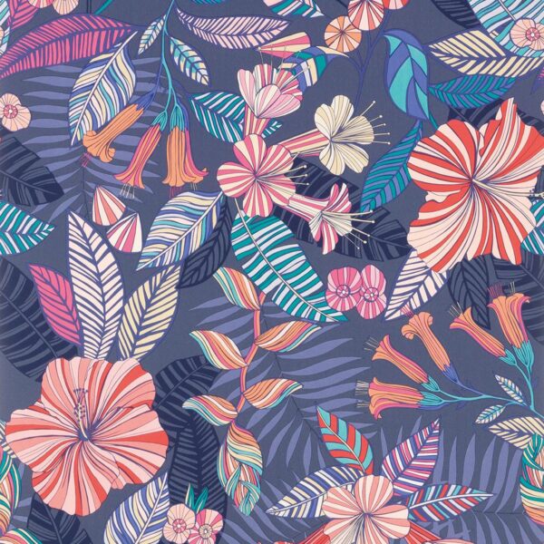 multicolour botanical wallpaper from matthew williamson