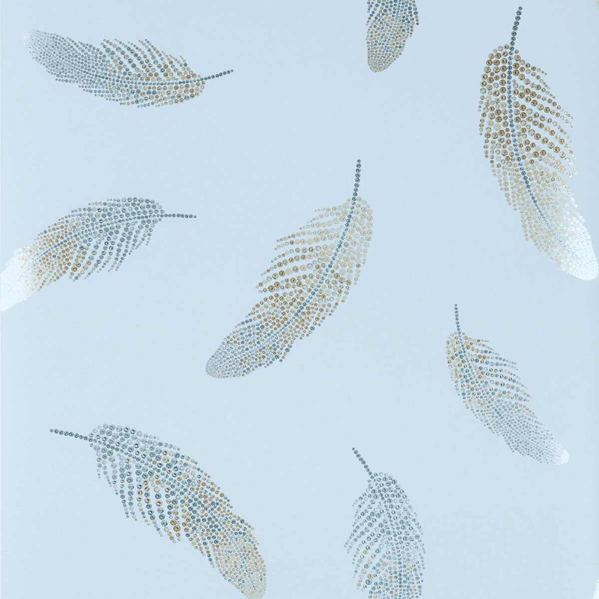 Adornado Wallpaper - Pale Grey / Black / Yellow by blue botanical wallpaper from matthew williamson