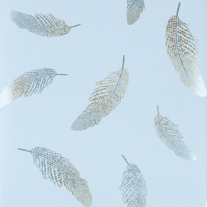 Adornado Wallpaper - Pale Grey / Black / Yellow swatch