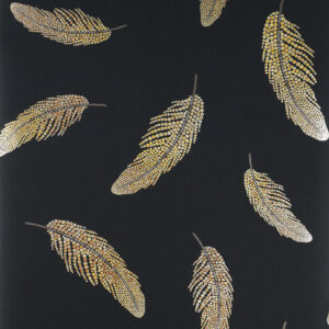 black-grey botanical wallpaper from matthew williamson